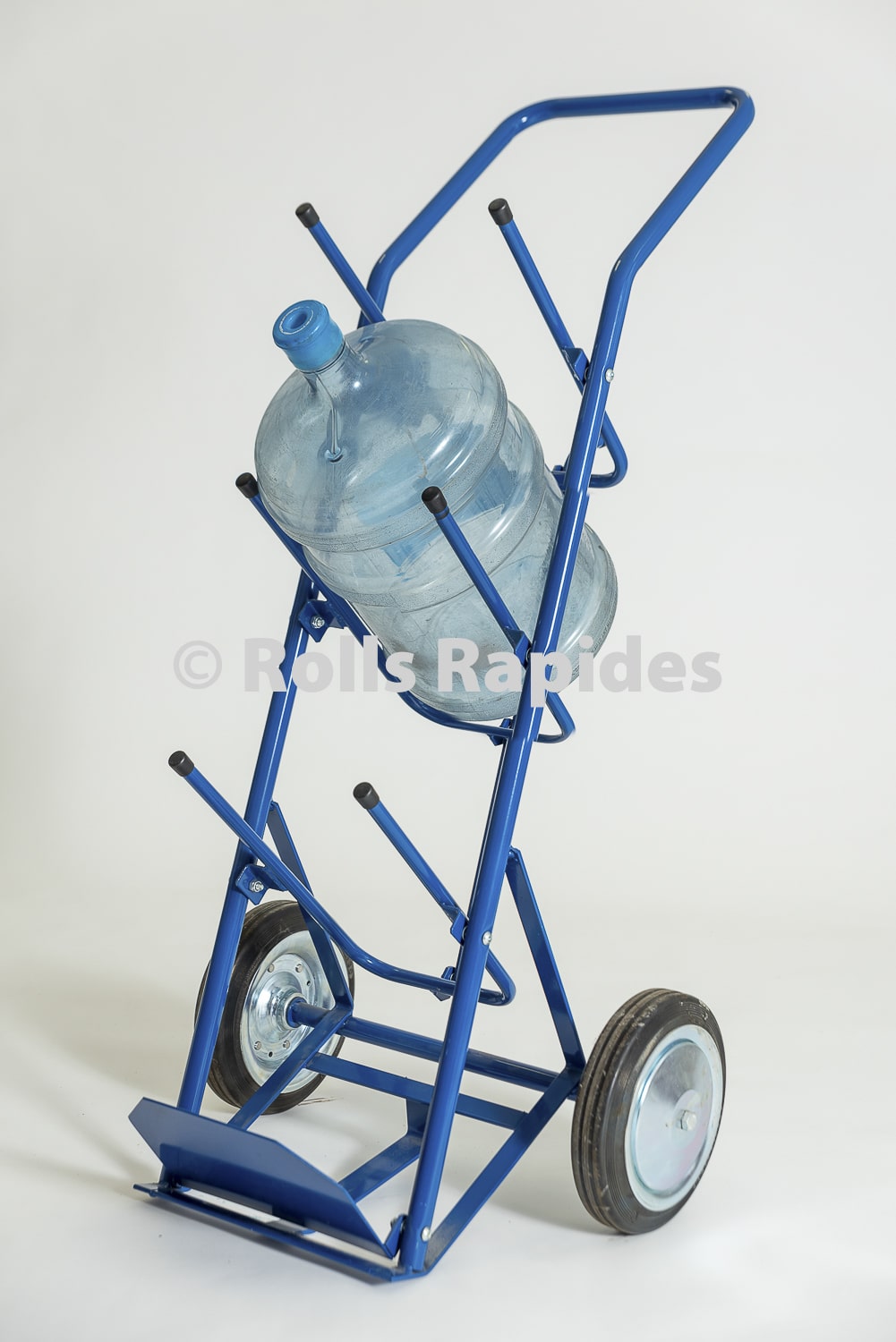 Diable support 4 bonbonnes sur roue H1200 - Ø 25mm