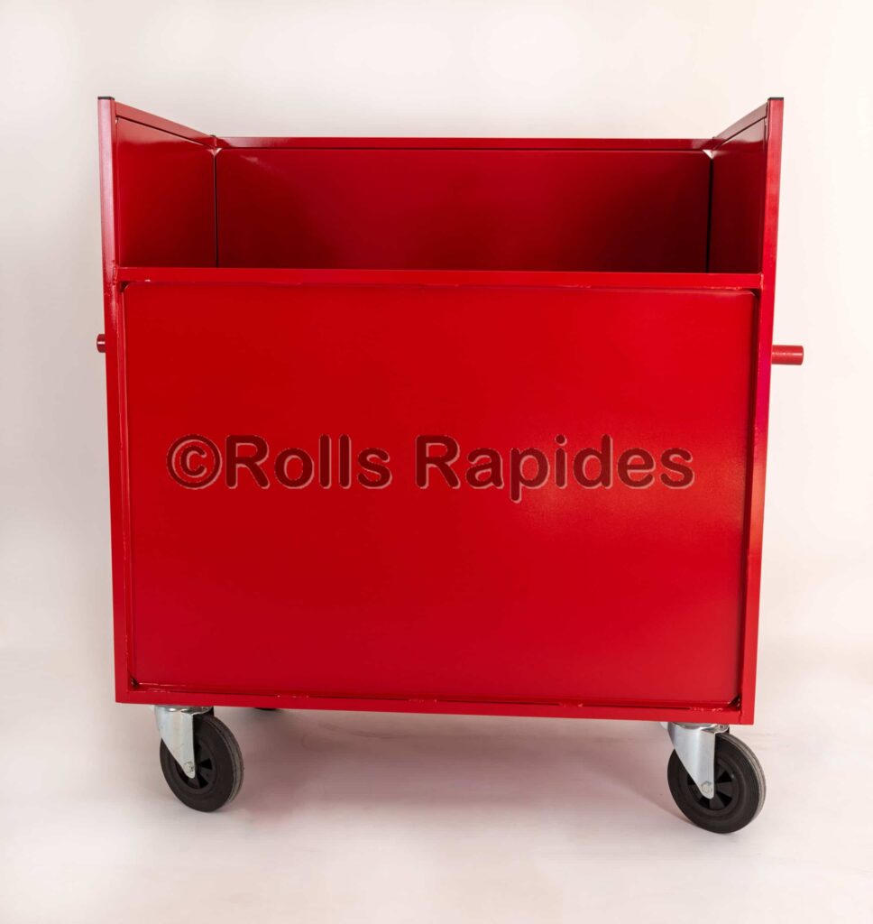 Navette a déchets en métal sur-mesure – Image 3