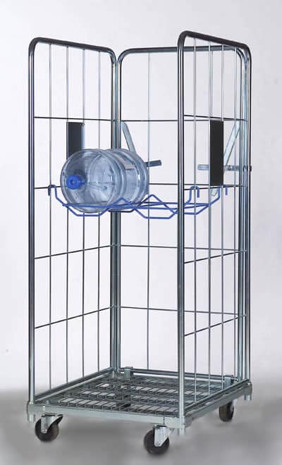 Support 3 bonbonnes d’eau en fil H920 - Ø 8mm – Image 2