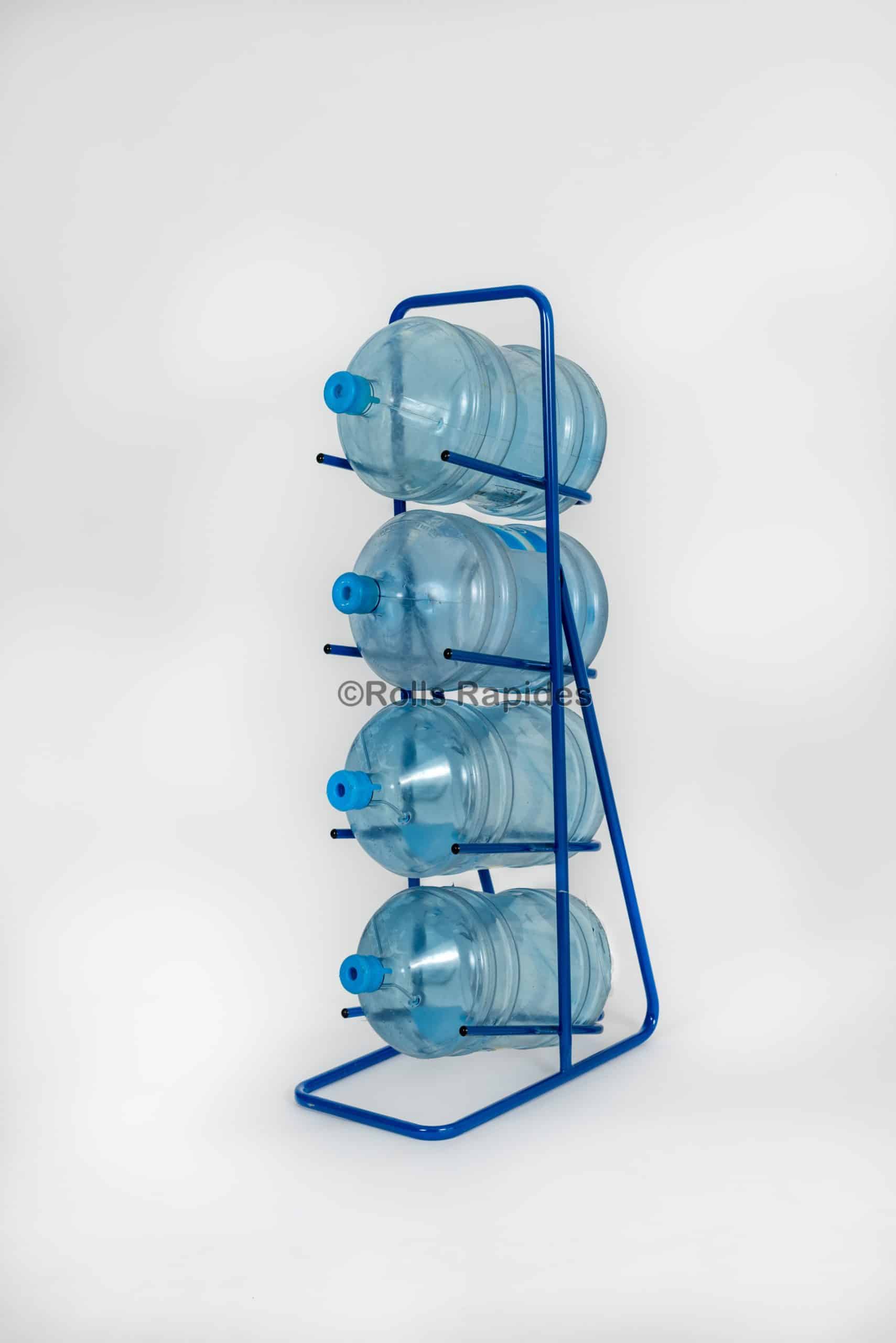 Support 4 bonbonnes d’eau en tube H1520mm