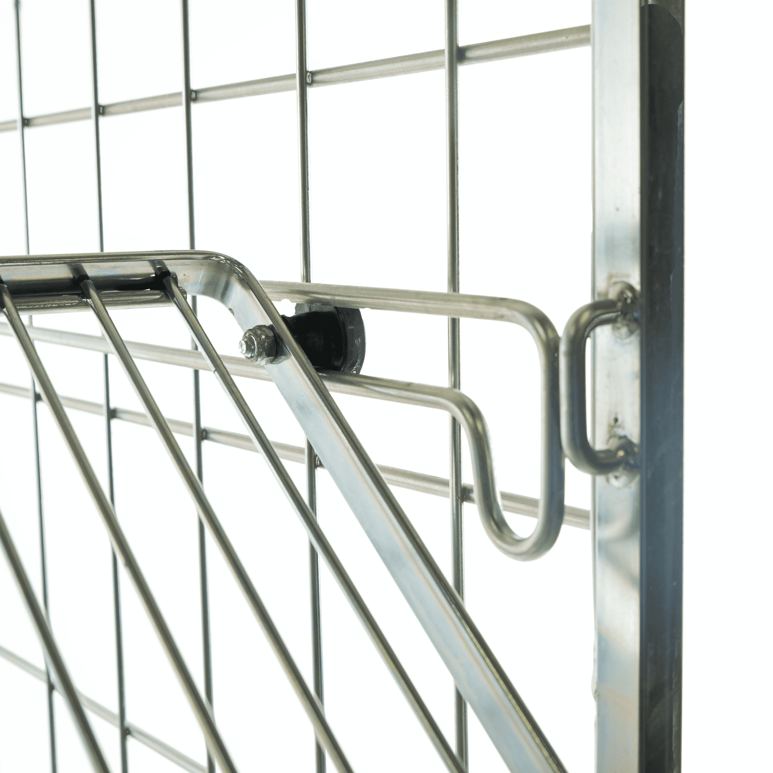 Roll à linge avec portes rabattables étagères – Image 2
