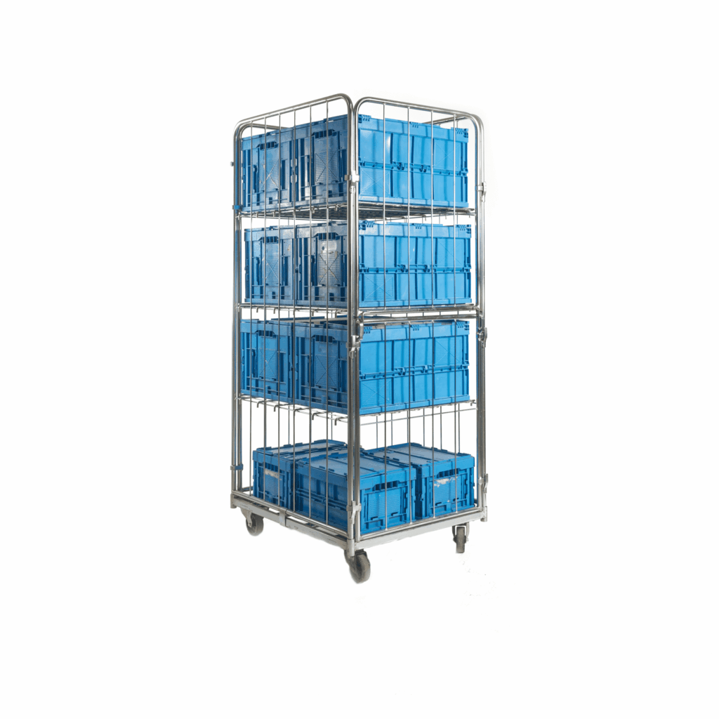 Roll conteneur à bacs 720 x 870