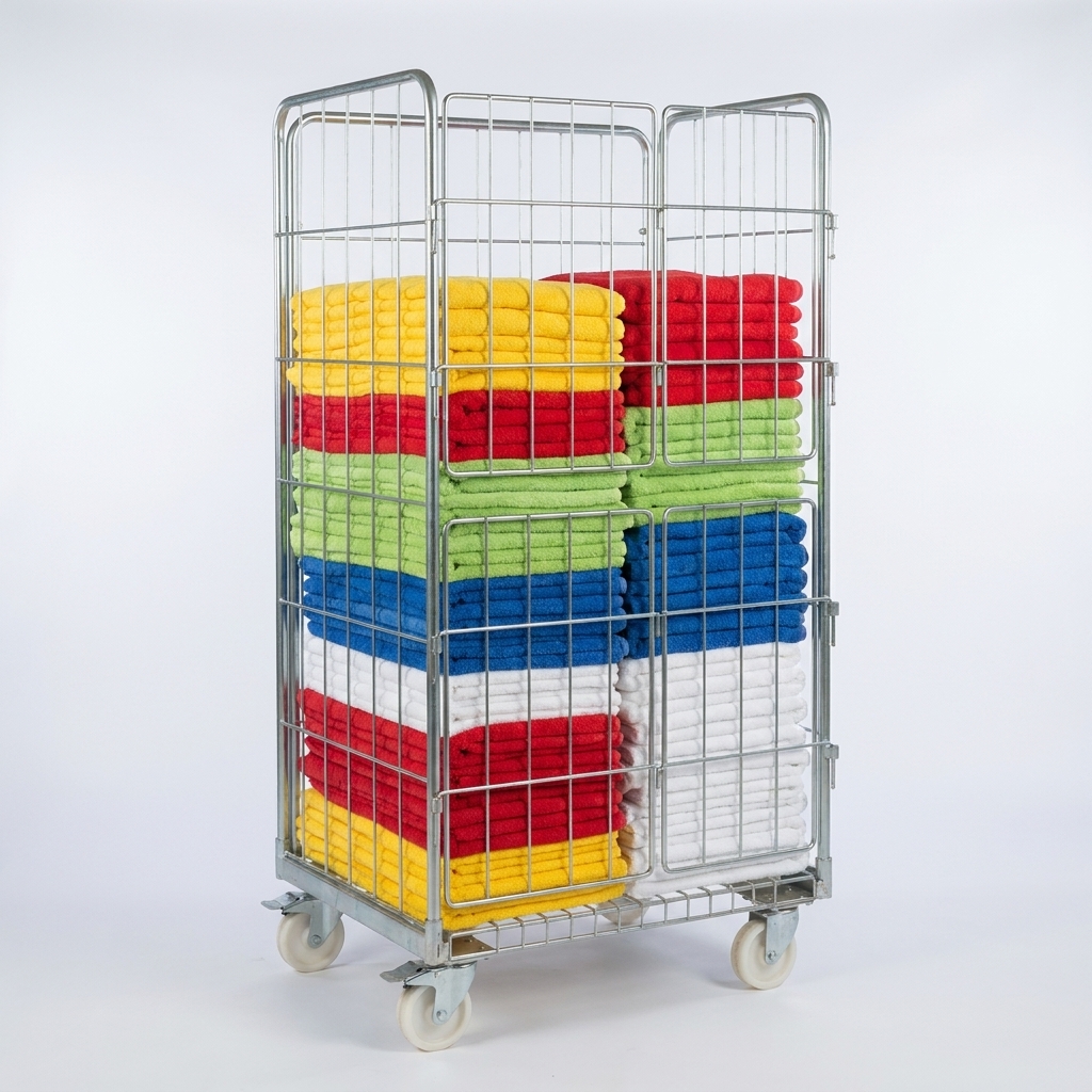 roll à linge avec 2 demi portes