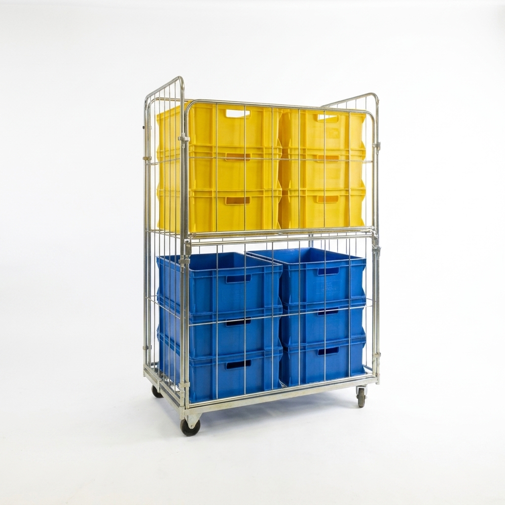 roll 1200 x 800 avec 2 demi portes grande maille